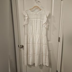 Gibson Latimer white dress NWT